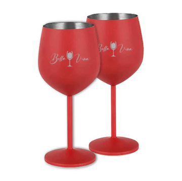 Stainless Steel Wine Glasses